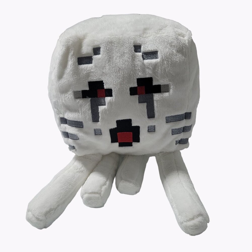 Ghost Video Game Character 14 inch Plush White Stuffed Animal Pillow Buddy Toy